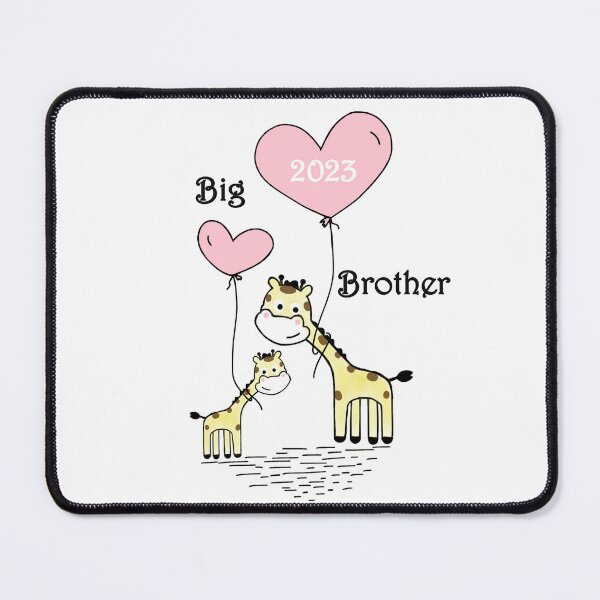 Item preview, Big brother 2023 English cute giraffes siblings little sister brother baby birth pregnancy happy mother designed and sold by DOM-Shop.