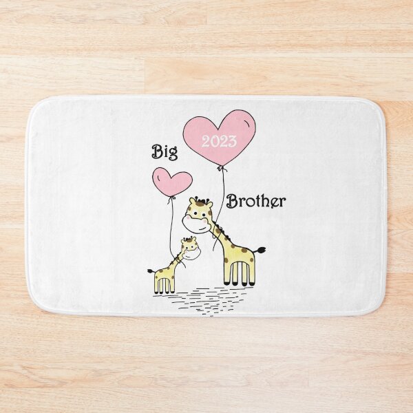Item preview, Big brother 2023 English cute giraffes siblings little sister brother baby birth pregnancy happy mother designed and sold by DOM-Shop.