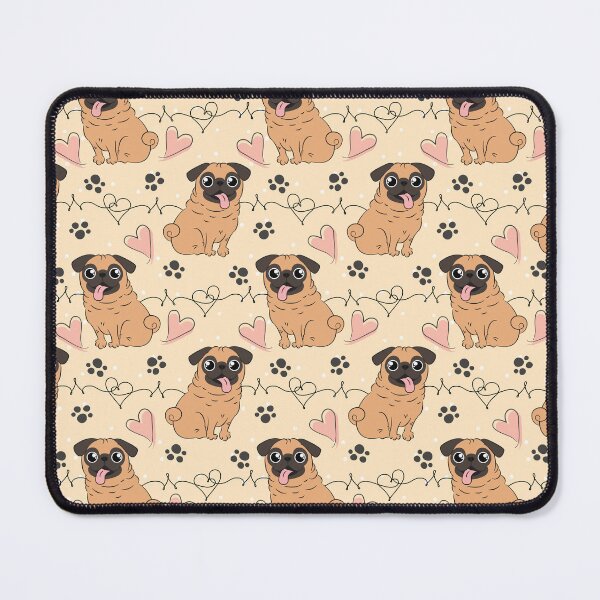 Item preview, LOVE Apricot Pug designed and sold by Lulupainting.