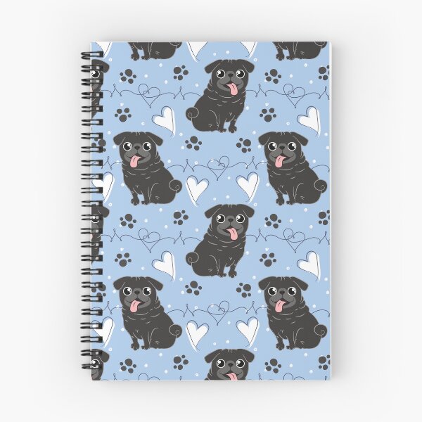 Item preview, AMOR Pug Negro designed and sold by Lulupainting.