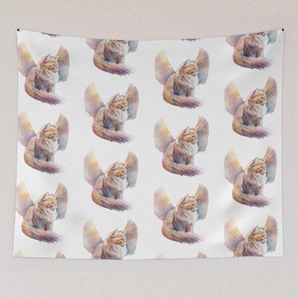 Item preview, Cat angel in heaven 2 designed and sold by Christolamber.