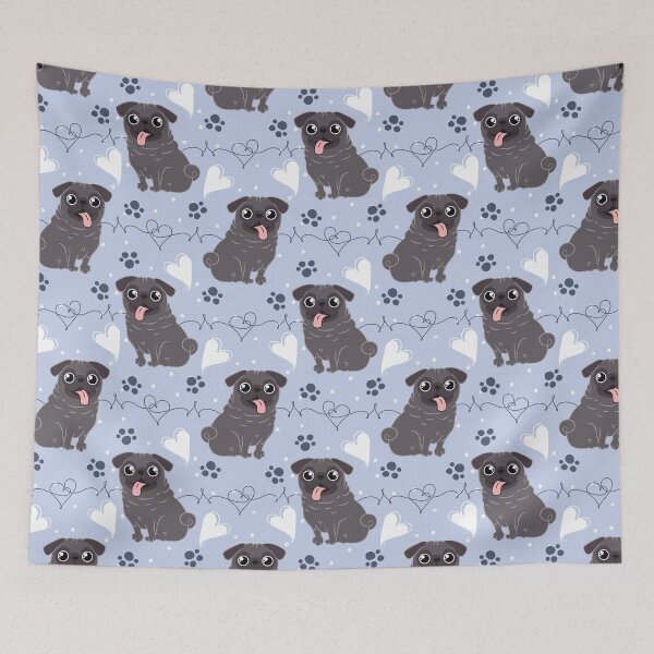 Item preview, LOVE Silver Pug designed and sold by Lulupainting.