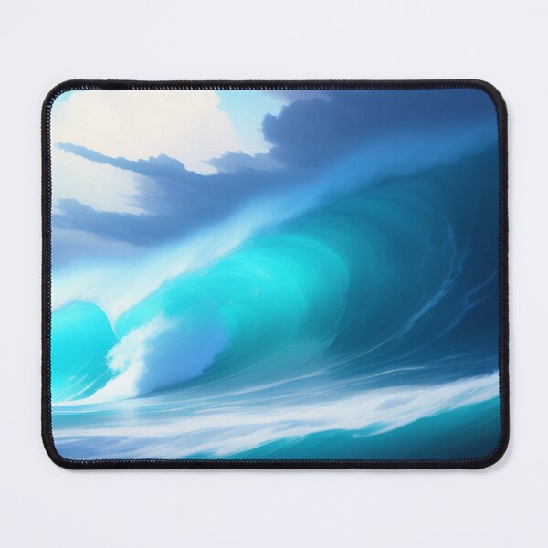 Item preview, Ocean Storm Waves | Beautiful Landscapes | Original Digital Art designed and sold by ArtworkbyEmmy.