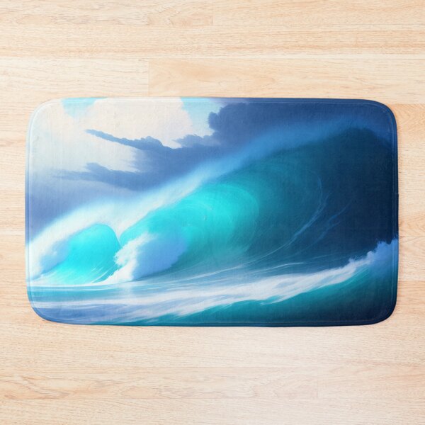 Item preview, Ocean Storm Waves | Beautiful Landscapes | Original Digital Art designed and sold by ArtworkbyEmmy.