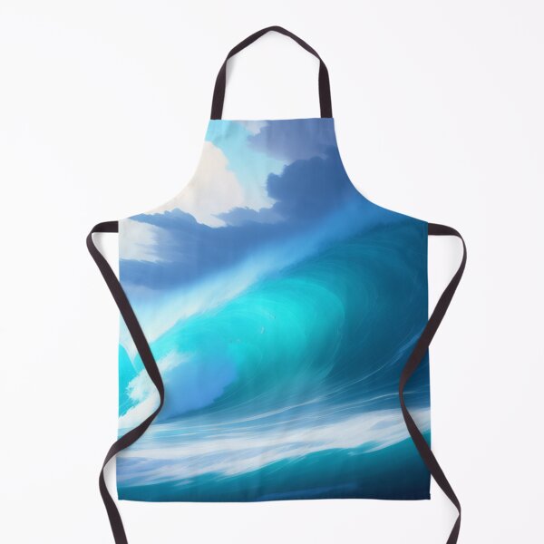 Item preview, Ocean Storm Waves | Beautiful Landscapes | Original Digital Art designed and sold by ArtworkbyEmmy.