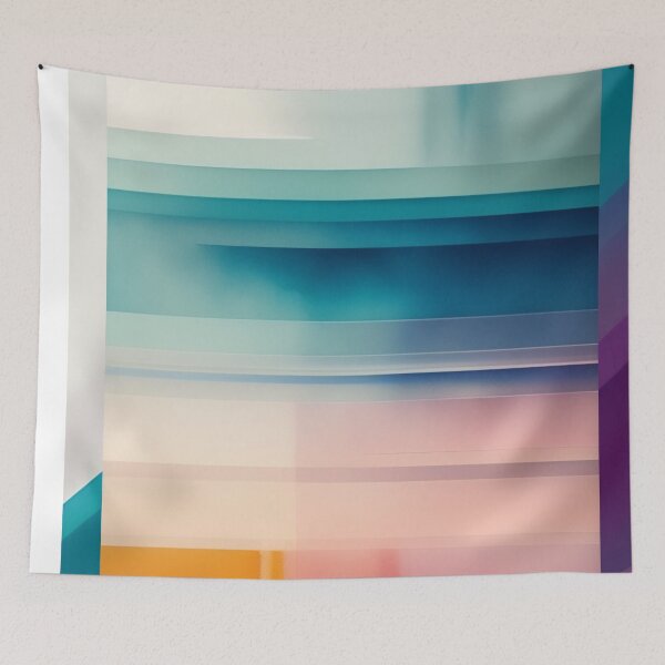 Item preview, Colorful Multi Color abstract watercolor shapes organic geometric pattern 34 designed and sold by vishalraifx.