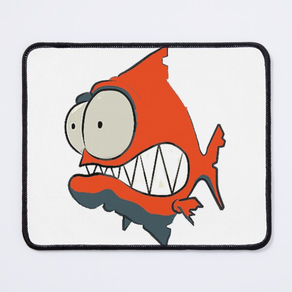 Item preview, id53-9 Redish Piranha, Fish, Cute Fish, Funny Fish, Funny Animals, Surprised Fish, Confused Piranha, Scared Piranha, Big Eyes, Beautiful Teeth, Laughing, Excited, Dangerous Fish, Sea creatures designed and sold by bcbutika.
