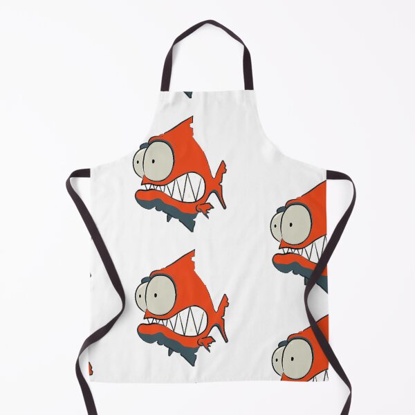 Item preview, id53-9 Redish Piranha, Fish, Cute Fish, Funny Fish, Funny Animals, Surprised Fish, Confused Piranha, Scared Piranha, Big Eyes, Beautiful Teeth, Laughing, Excited, Dangerous Fish, Sea creatures designed and sold by bcbutika.