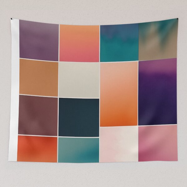 Item preview, Colorful Multi Color abstract watercolor shapes organic geometric pattern 39 designed and sold by vishalraifx.