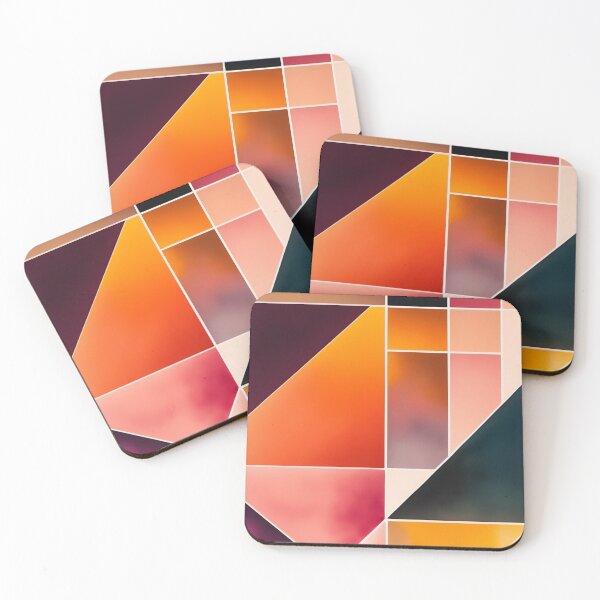Item preview, Colorful Multi Color abstract watercolor shapes organic geometric pattern 40 designed and sold by vishalraifx.
