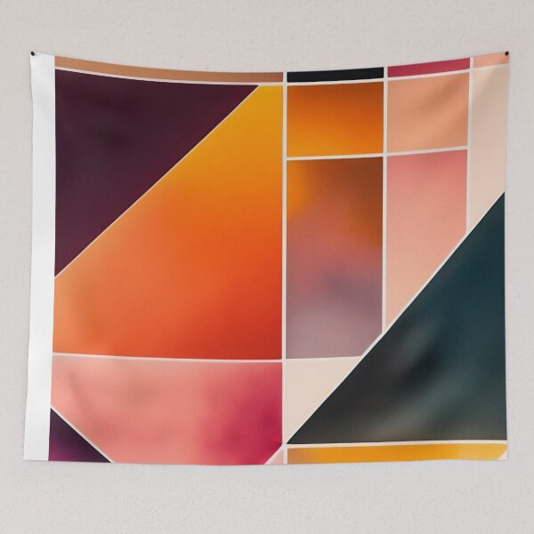 Item preview, Colorful Multi Color abstract watercolor shapes organic geometric pattern 40 designed and sold by vishalraifx.