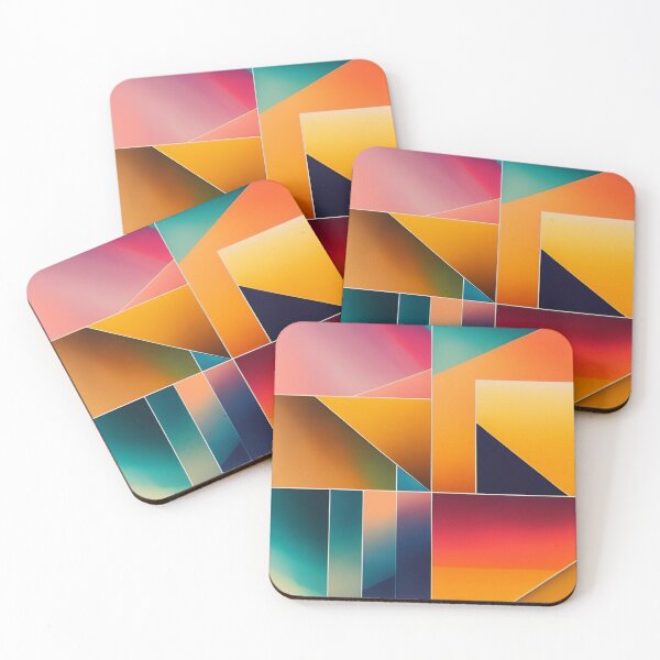 Item preview, Colorful Multi Color abstract watercolor shapes organic geometric pattern 41 designed and sold by vishalraifx.