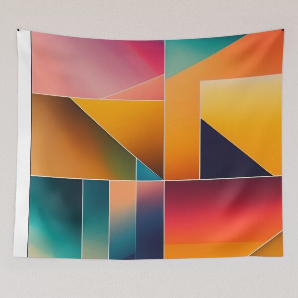 Item preview, Colorful Multi Color abstract watercolor shapes organic geometric pattern 41 designed and sold by vishalraifx.