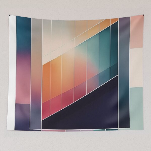 Item preview, Colorful Multi Color abstract watercolor shapes organic geometric pattern 42 designed and sold by vishalraifx.