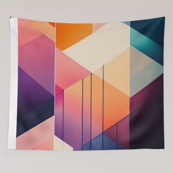 Item preview, Colorful Multi Color abstract watercolor shapes organic geometric pattern 43 designed and sold by vishalraifx.