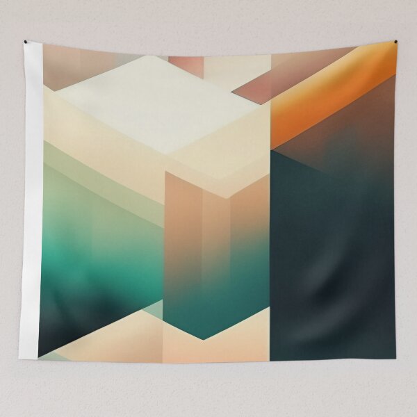 Item preview, Colorful Multi Color abstract watercolor shapes organic geometric pattern 44 designed and sold by vishalraifx.