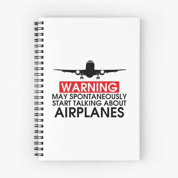 Item preview, Warning May Spontaneously Start Talking About Airplanes designed and sold by Tincanninja.