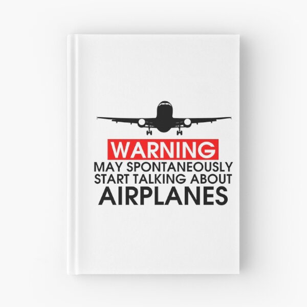 Item preview, Warning May Spontaneously Start Talking About Airplanes designed and sold by Tincanninja.
