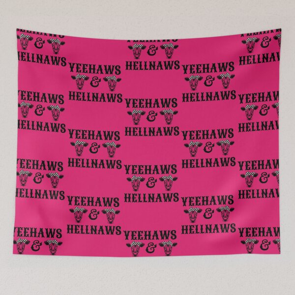 Item preview, Yeehaws & Hellnaws Cows with Bandana design in Western style designed and sold by tranquilbeach.