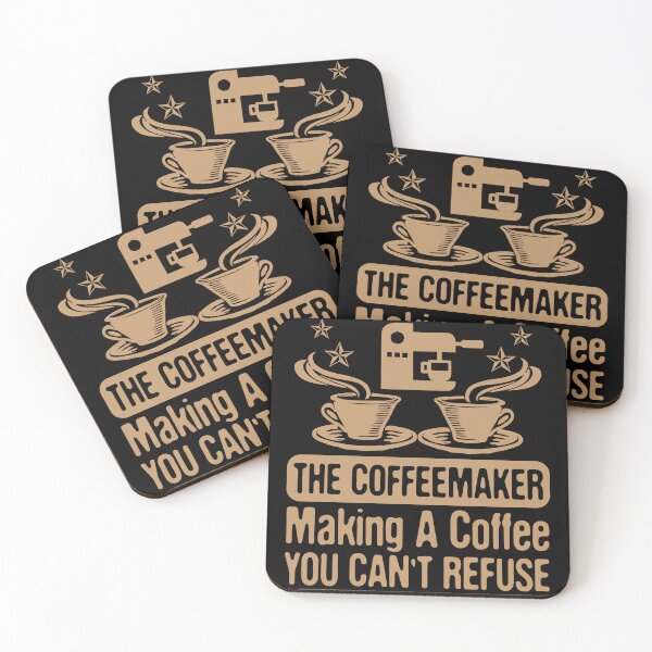 Item preview, The Coffeemaker Making A Coffee You Cant Refuse Barista designed and sold by PECCATOR.