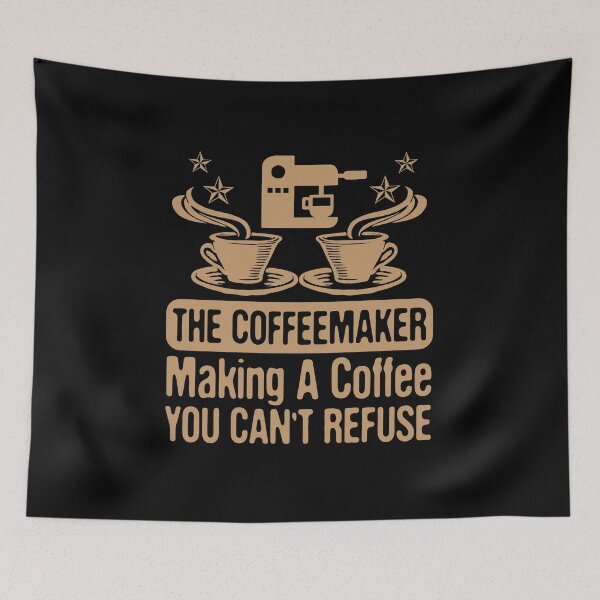 Item preview, The Coffeemaker Making A Coffee You Cant Refuse Barista designed and sold by PECCATOR.