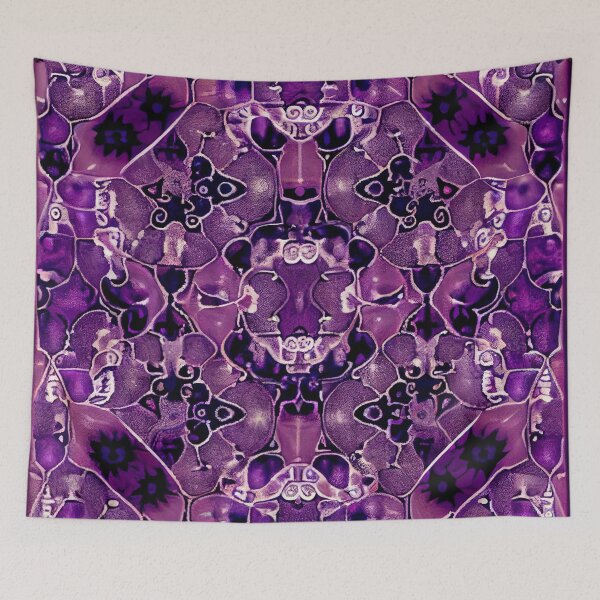 Item preview, Enchanted Purple Balanced Australian Pattern Digital Painting designed and sold by CodeAndColors.