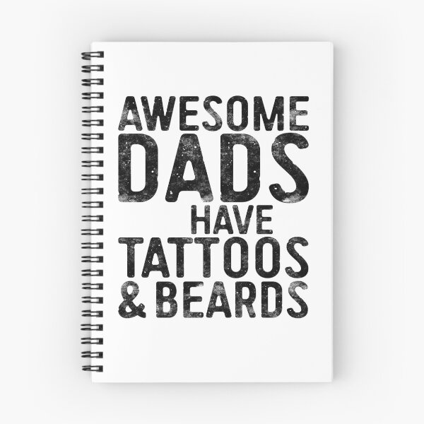 Item preview, Awesome Dads Have Tattoos And Beards designed and sold by deepstone.
