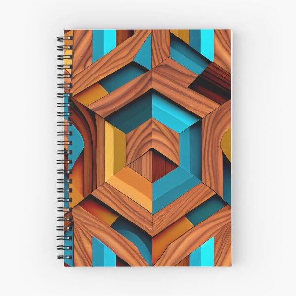 Item preview, Irregular Wood Saturated Geometric Transitional Pattern Digital Painting designed and sold by CodeAndColors.