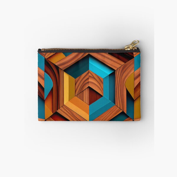 Item preview, Irregular Wood Saturated Geometric Transitional Pattern Digital Painting designed and sold by CodeAndColors.