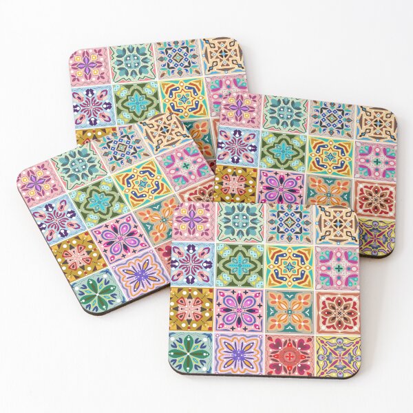 Item preview, Colorful Moroccan tiles designed and sold by Inaroda.