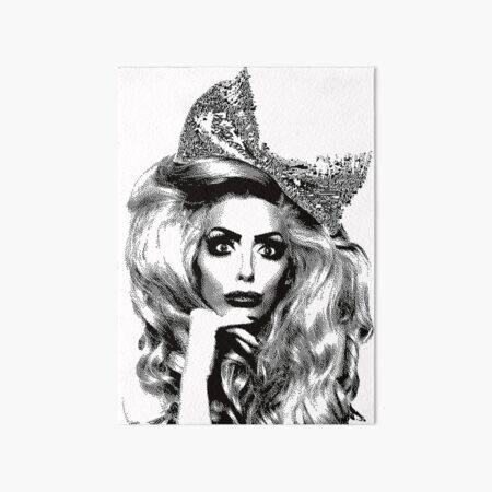 Alyssa Edwards Dots Art Board Print