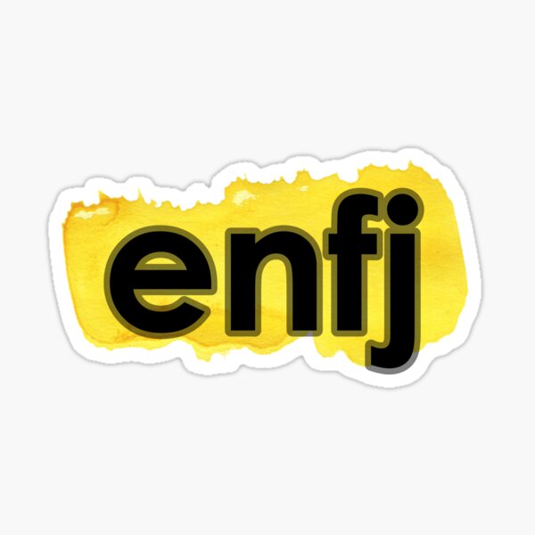 Enfj Myers Briggs Personality Type Sticker For Sale By Anything Under