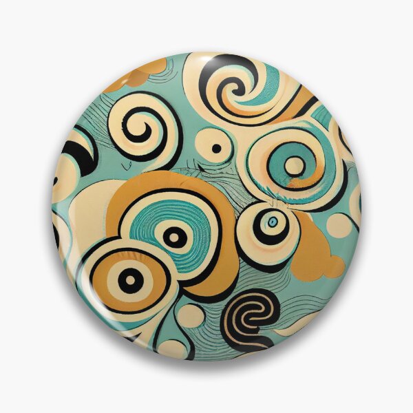 Item preview, Artistic Calming Cartoon Soft Intense Minimalist Pattern Digital Painting designed and sold by CodeAndColors.