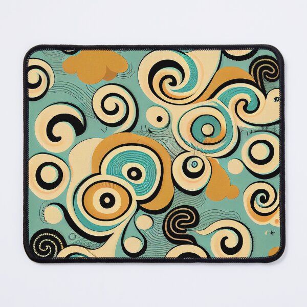 Item preview, Artistic Calming Cartoon Soft Intense Minimalist Pattern Digital Painting designed and sold by CodeAndColors.