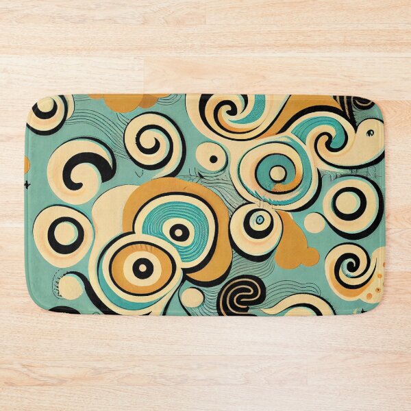 Item preview, Artistic Calming Cartoon Soft Intense Minimalist Pattern Digital Painting designed and sold by CodeAndColors.