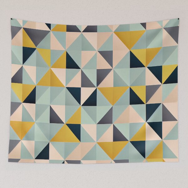 Item preview, Angular Enchanted Minimalist Pattern Digital Painting designed and sold by CodeAndColors.