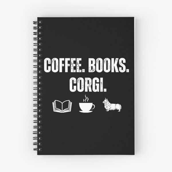 Item preview, funny coffee books corgi designed and sold by JABASMED.
