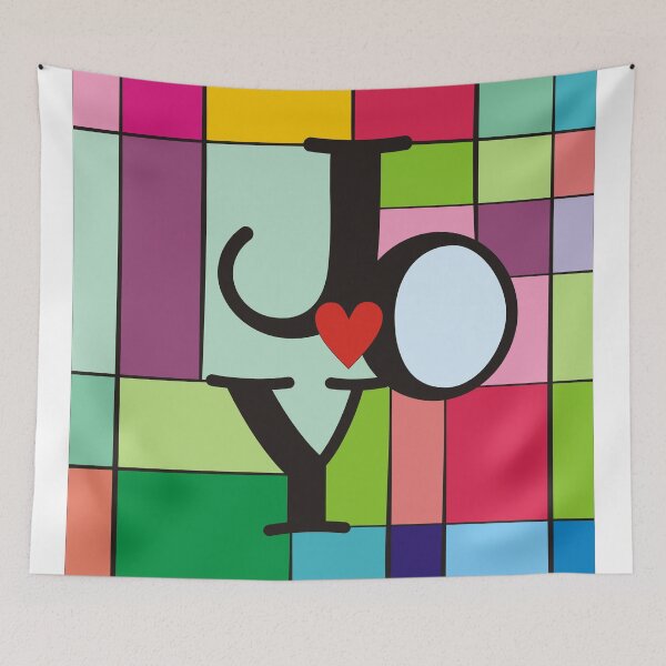 Item preview, JOY colorful geometric designed and sold by artiseverything.