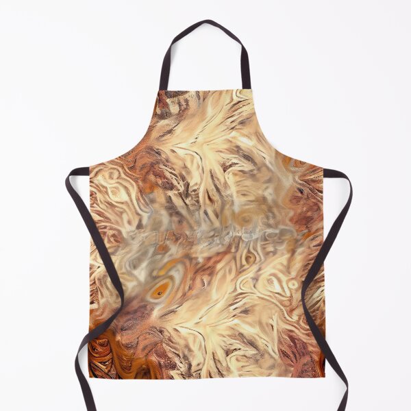 Item preview, Pale Extreme Impressionist Exotic Brown Bohemian Pattern Digital Painting designed and sold by CodeAndColors.