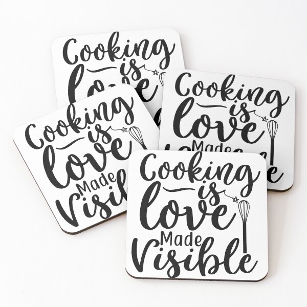 Item preview, cooking is love made visible designed and sold by angelescar.