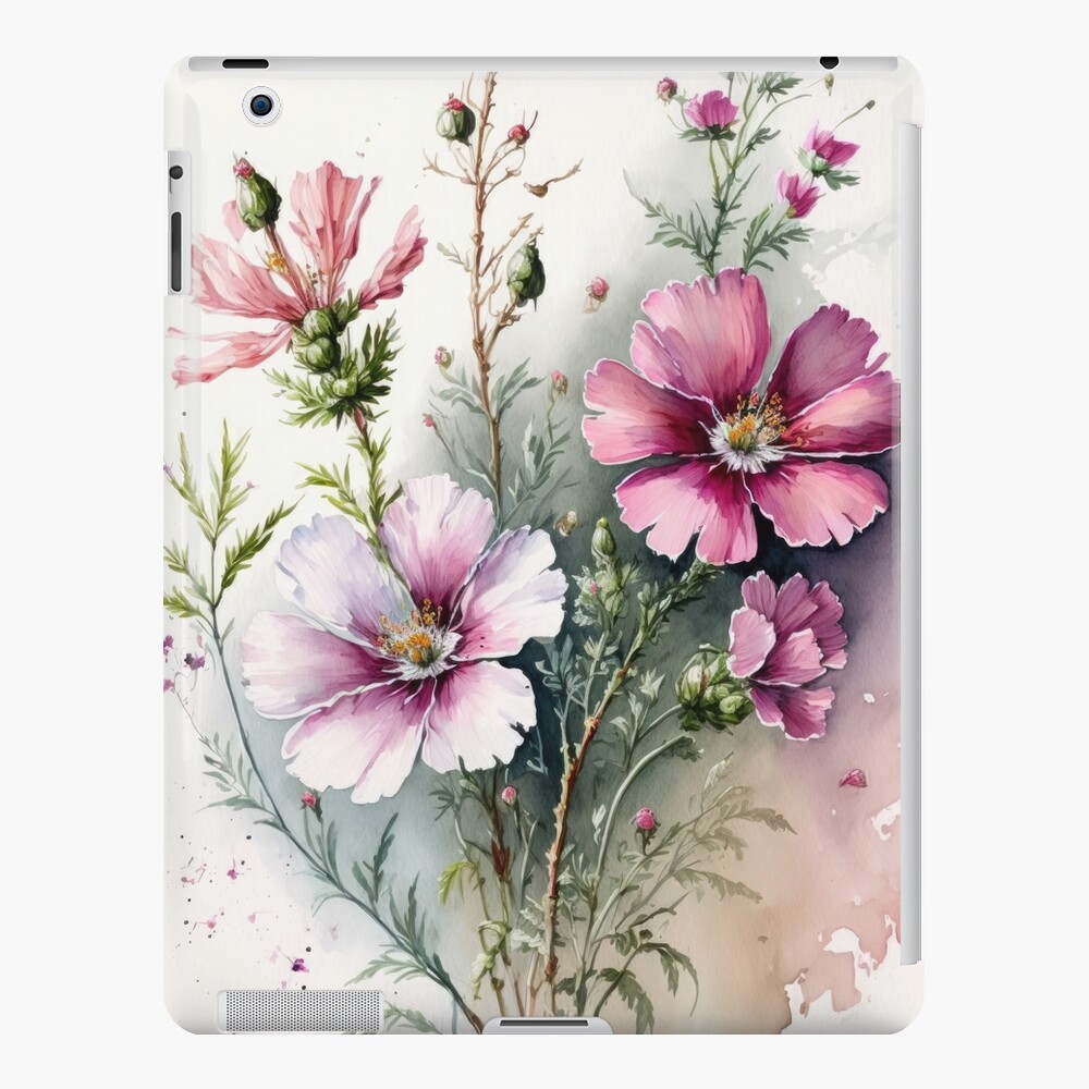 PCDF8 Pink Cosmos Doodle Flowers Paper 8 1/2 – Lasting Impressions