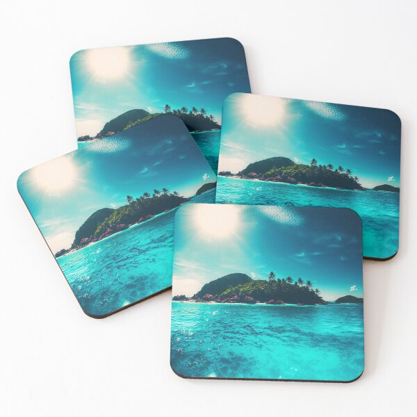 Item preview, Tropical blue sea 2 designed and sold by Artistic Pandas.