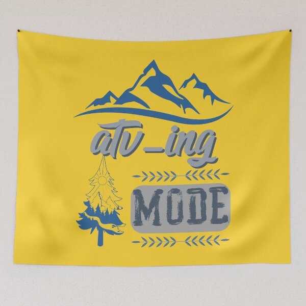 Item preview, atv-ing mode, forest river sun inside tree pine designed and sold by movie-popcorn.