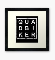 Stylish Quad Bike Framed Print