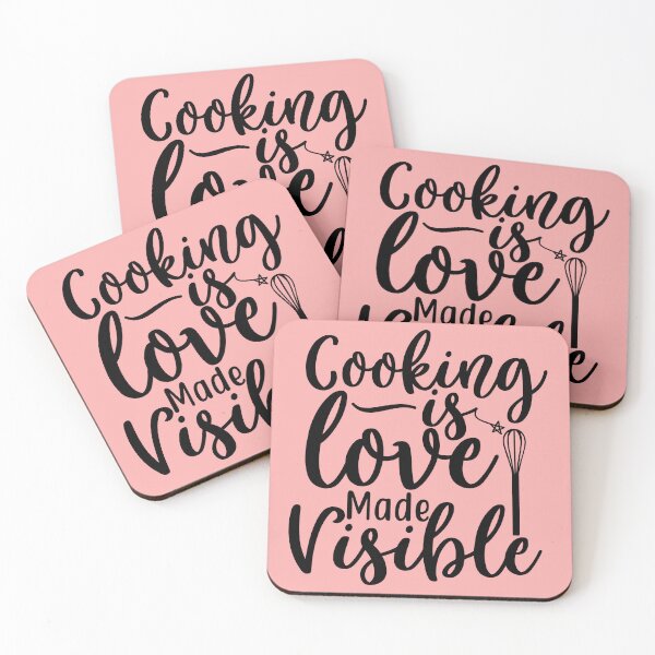 Item preview, cooking is love made visible designed and sold by angelescar.