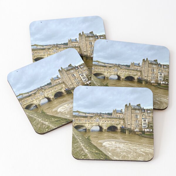 Item preview, Pulteney Bridge, Bath city centre buildings, River Avon, cityscape photography, photo art print, architecture. designed and sold by Yusein  Ismail.