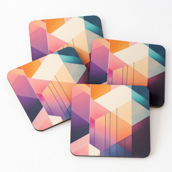 Item preview, Colorful Multi Color abstract watercolor shapes organic geometric pattern 45 designed and sold by vishalraifx.