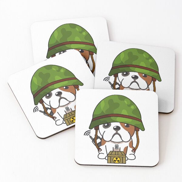 Item preview, Army Soldier Bulldog designed and sold by Pet Station.