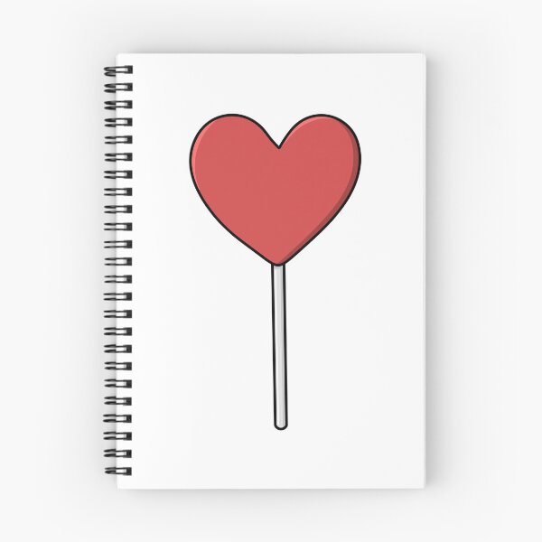 Aperçu de l'œuvre Sucette unie en forme de coeur créée et vendue par TheOneWhoDraw06.