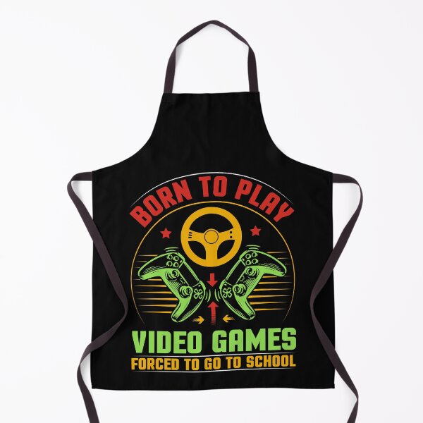 Item preview, Born To Play Video Games Forced To Go To School Great Gift For Video Game Lovers Funny Gamers designed and sold by naworas.